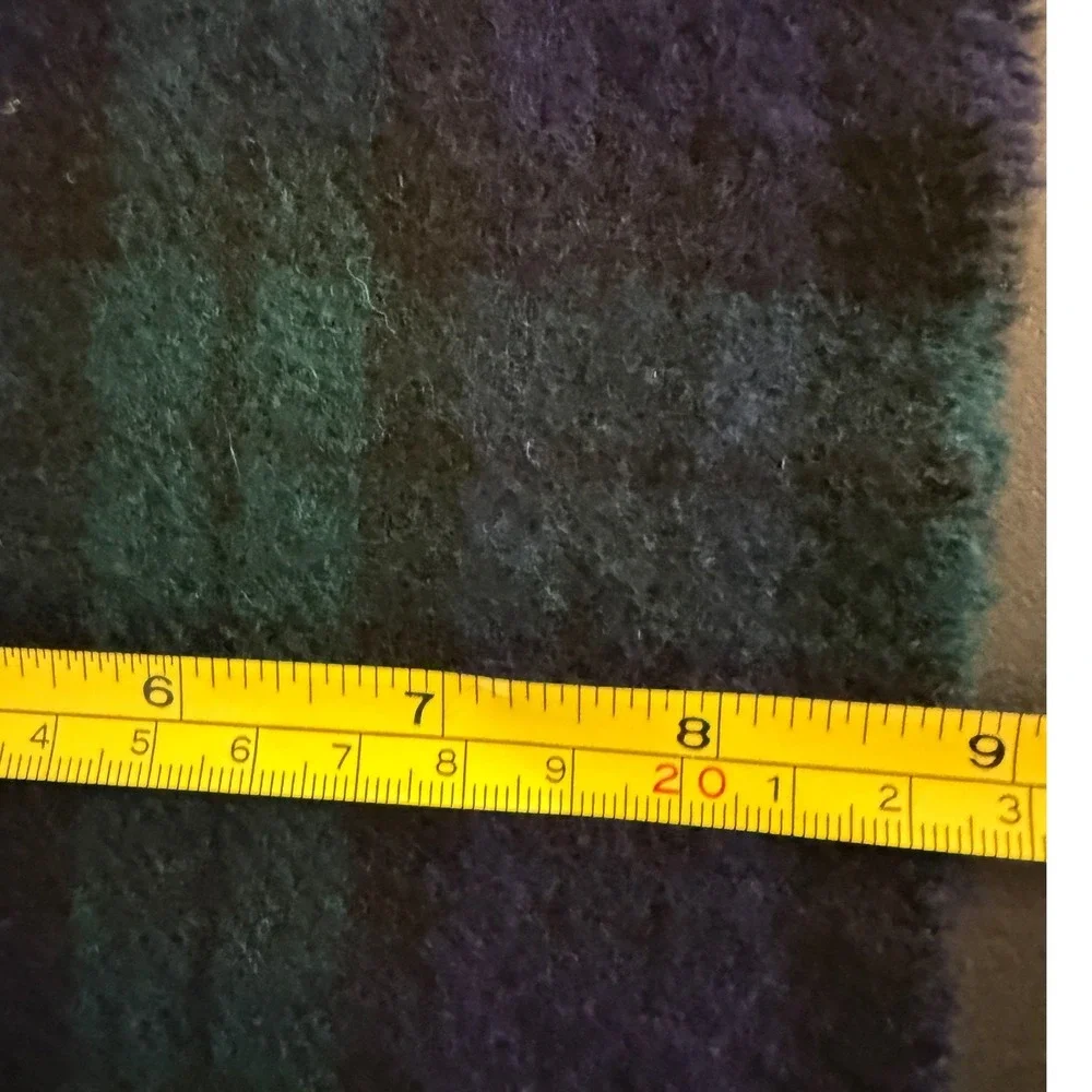 Highland Home Industries Black Watch Plaid Lambswool Scarf Made in Scotland